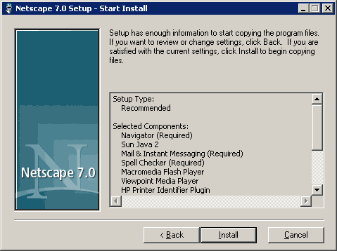 Netscape Setup