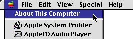 Apple Menu, Classic OS